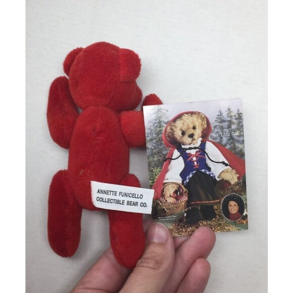 Vintage Bears from Annette Funicello Collectible Bear Co. w/ Certificate - Picture 3 of 16